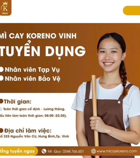 KORENO VINH TUYỂN DUNG THÁNG 6 - 2025