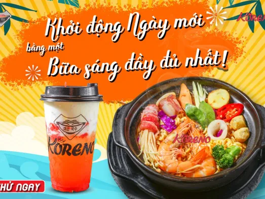 Cùng Koreno - Nạp đầy năng lượng  Cho Một ngày bận rộn nào!